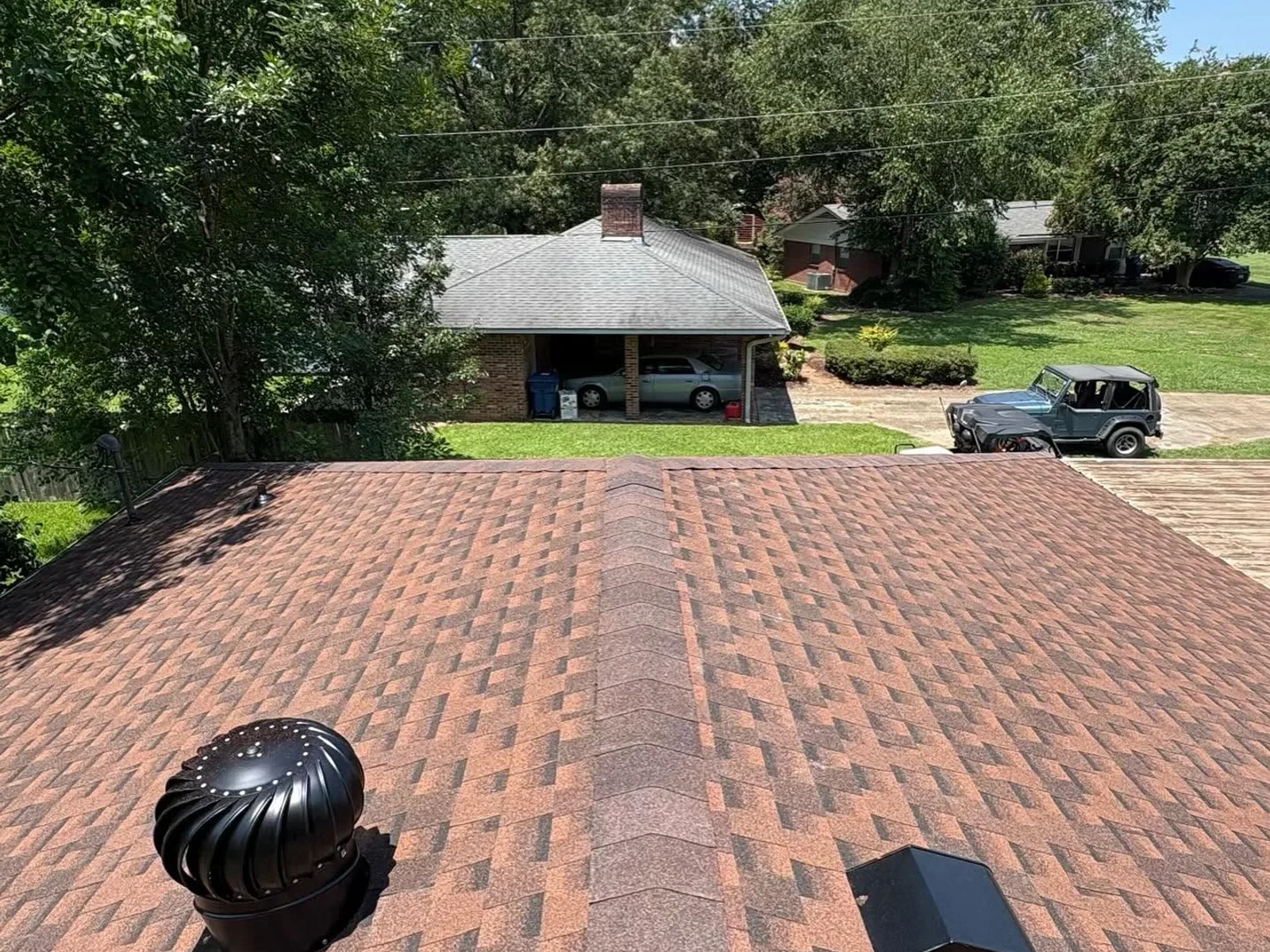 GAF Timberline HDZ shingles in Hickory — roof completed by Southeast Roofing in Monticello, Mississippi.