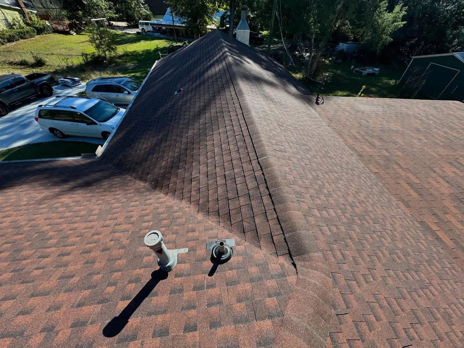GAF Timberline HDZ shingles in Hickory — roof completed by Southeast Roofing in Wiggins, Mississippi.