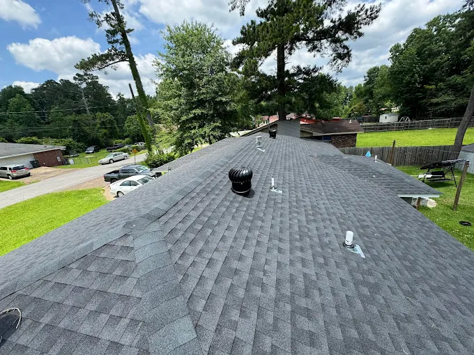 GAF Timberline HDZ shingles in Pewter Gray — roof completed by Southeast Roofing in Gulfport, Mississippi.