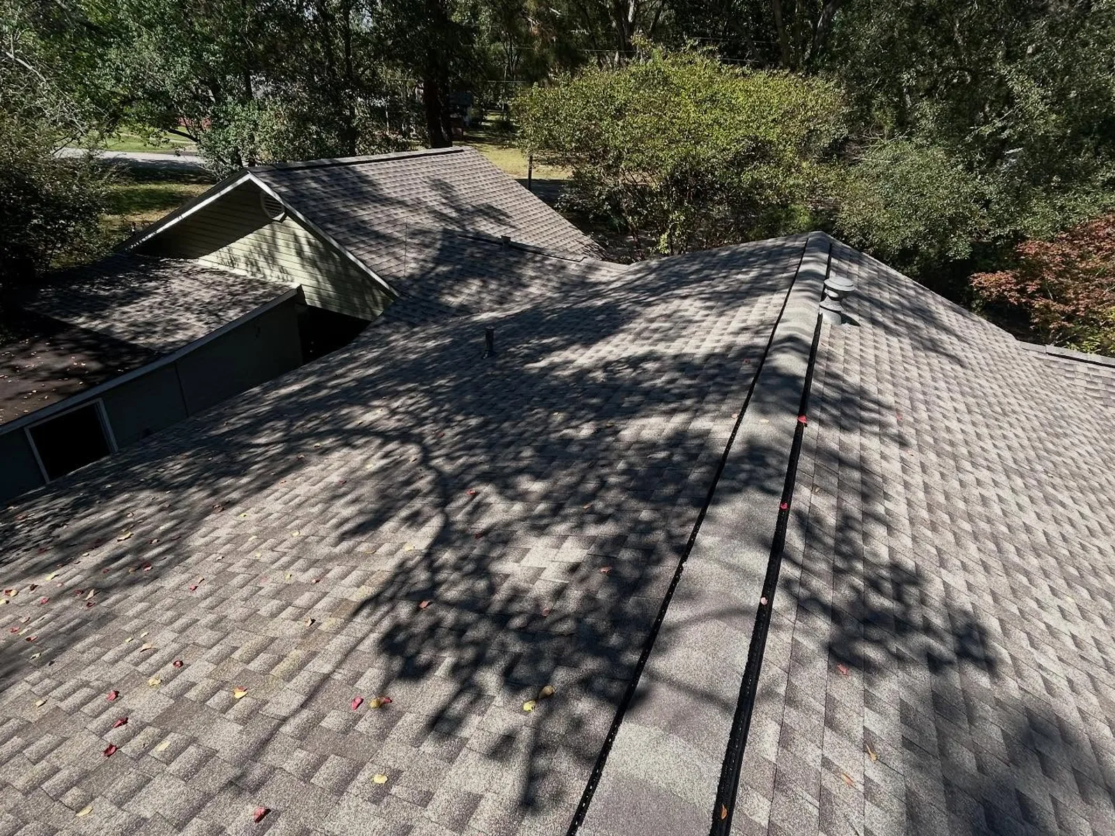 GAF Timberline HDZ shingles in Pewter Gray — roof completed by Southeast Roofing in Petal, Mississippi.