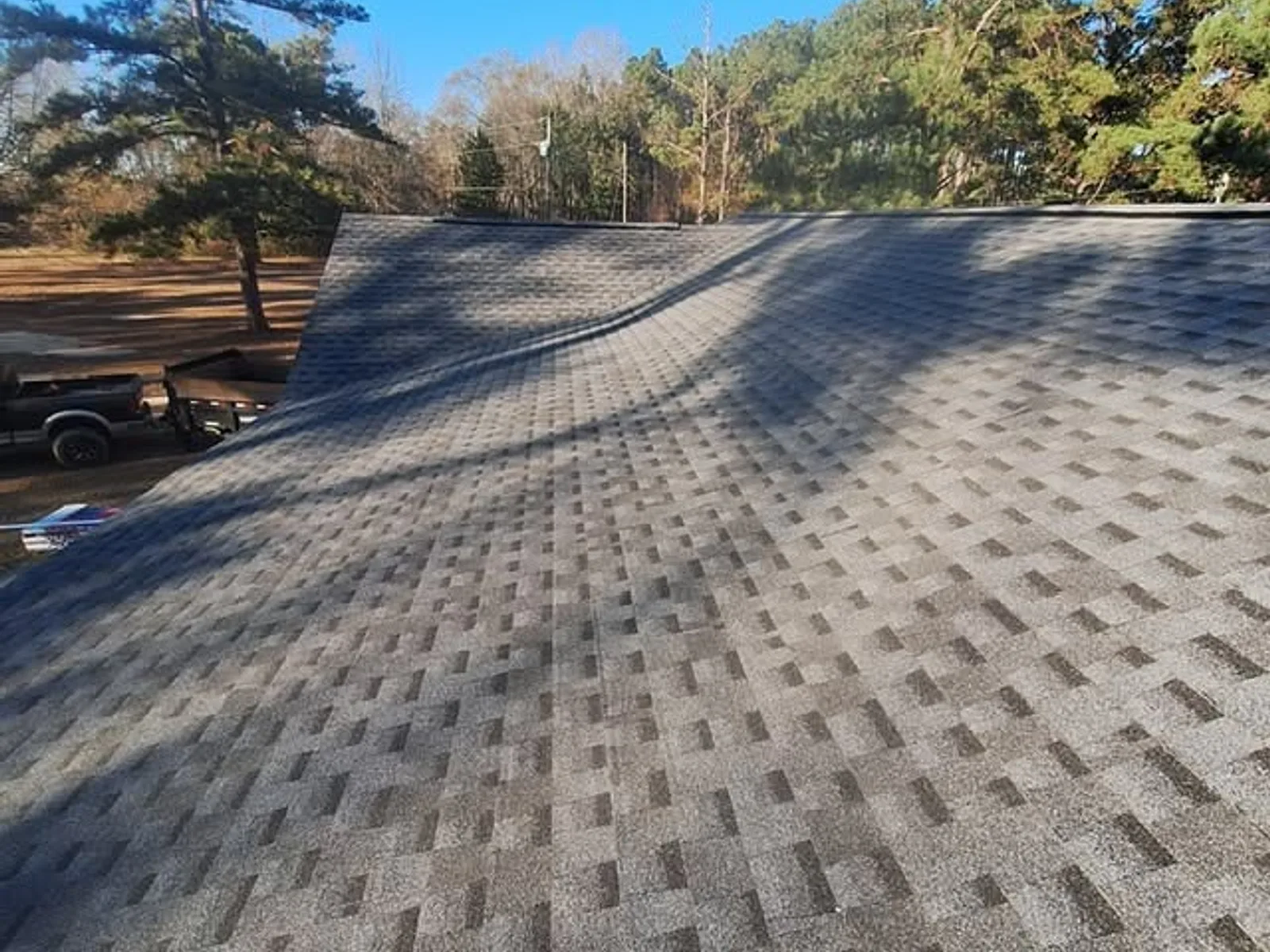 GAF Timberline HDZ shingles in Slate — roof completed by Southeast Roofing in Lucedale, Mississippi.