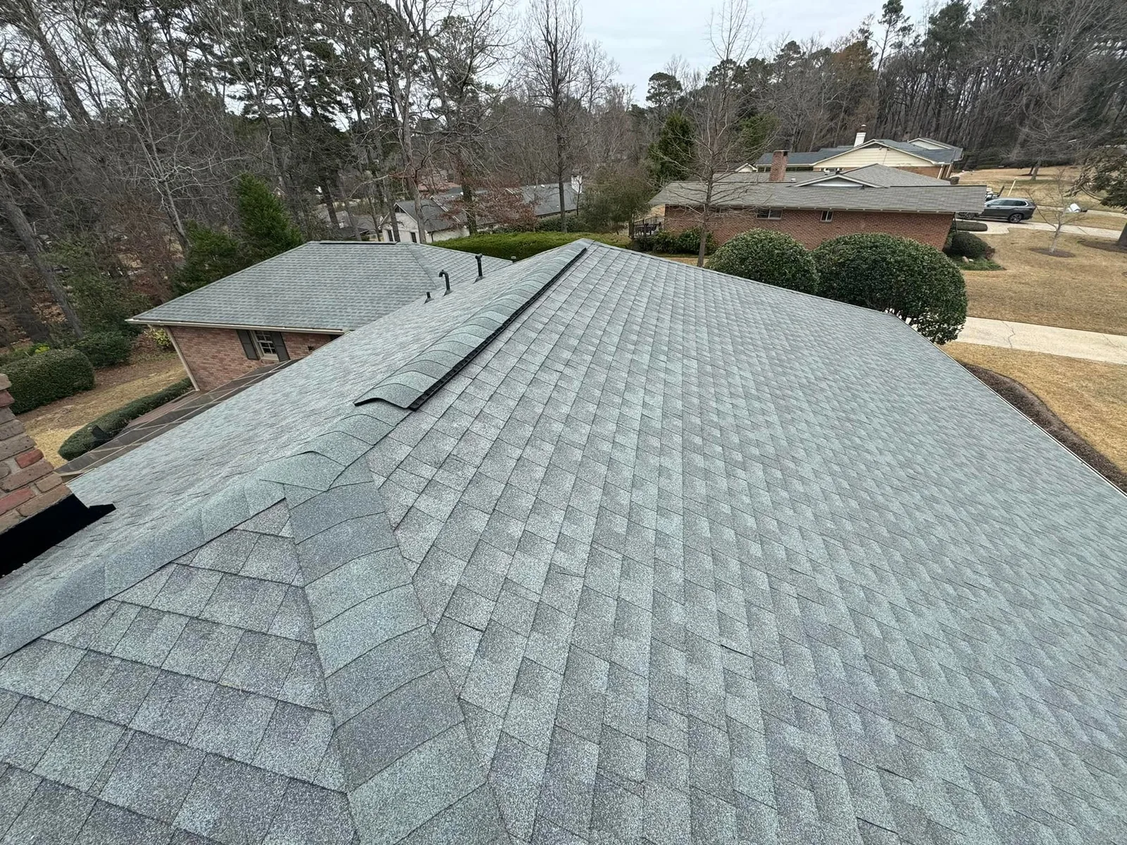 GAF Timberline HDZ shingles in Slate — roof completed by Southeast Roofing in Meridian, Mississippi.