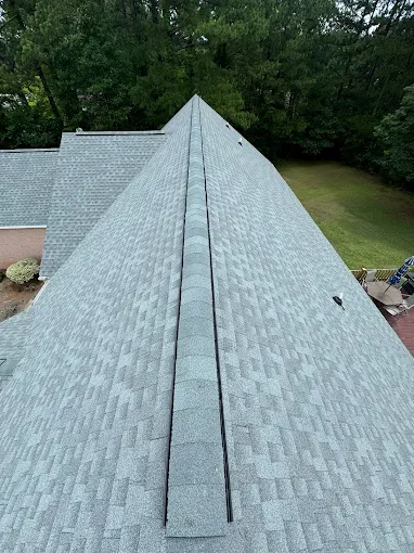 GAF Timberline Natural Shadow shingles in Slate — roof completed by Southeast Roofing in Hattiesburg, Mississippi.